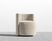 Nova Lounge Chair - Plush Velvet - Warm Taupe