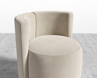 Nova Lounge Chair - Plush Velvet - Warm Taupe