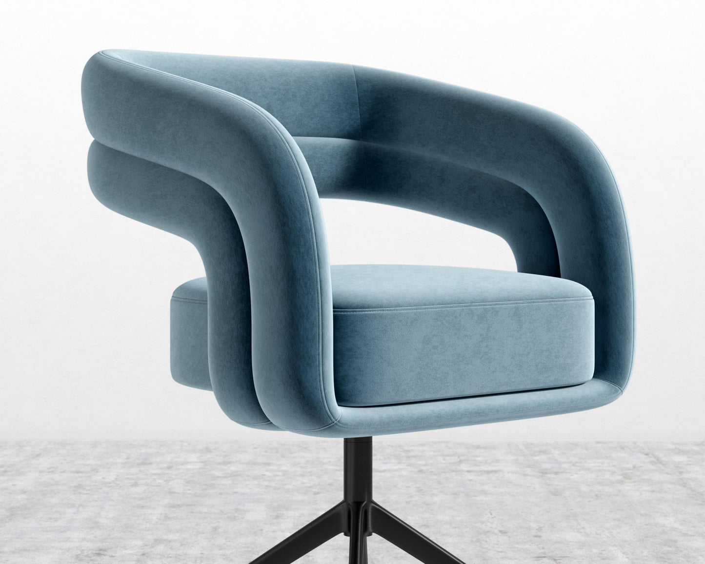 Mia Dining Chair - Vintage Velvet - Solstice