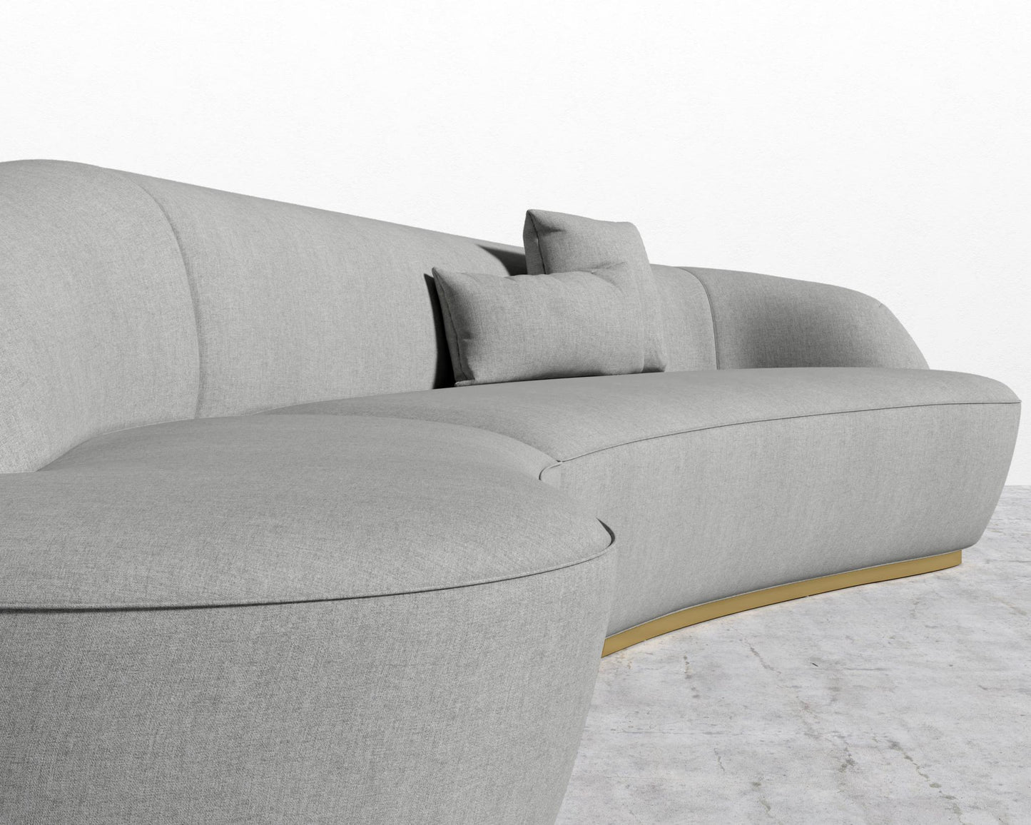 Grand Curved Sectional - Modern Felt - Malmo