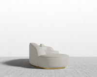 Grand Curved Sectional - Microfiber - Trento Taupe