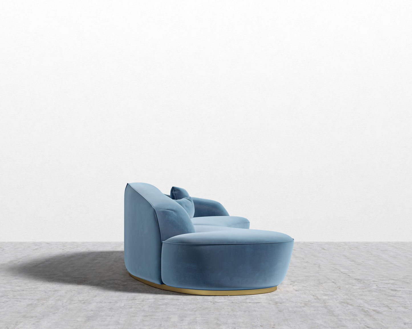 Reya Curved Sectional - Plush Velvet - Solstice 2022