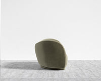 Reya Curved Sectional - Signature Plush Velvet - Olive Green