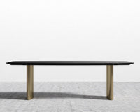 Solana Dining Table - 95" - Black Marble