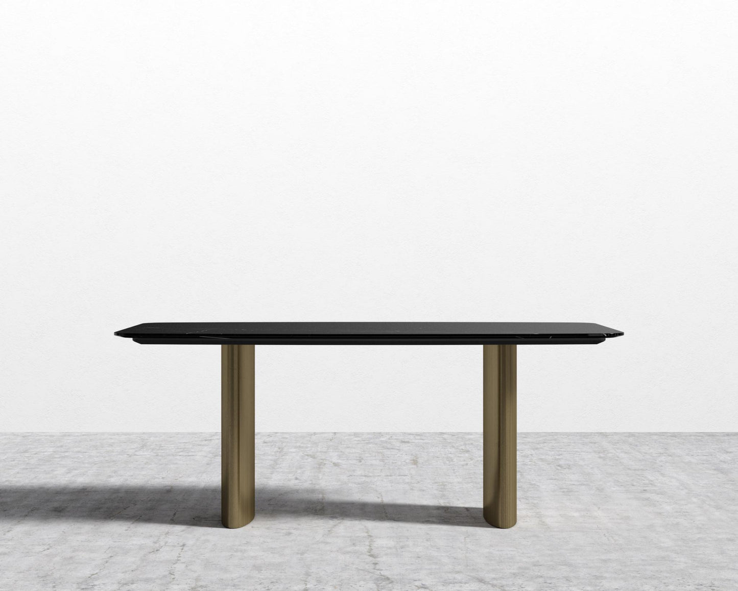Solana Dining Table - 71" - Black Marble