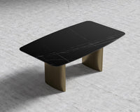 Solana Dining Table - 71" - Black Marble