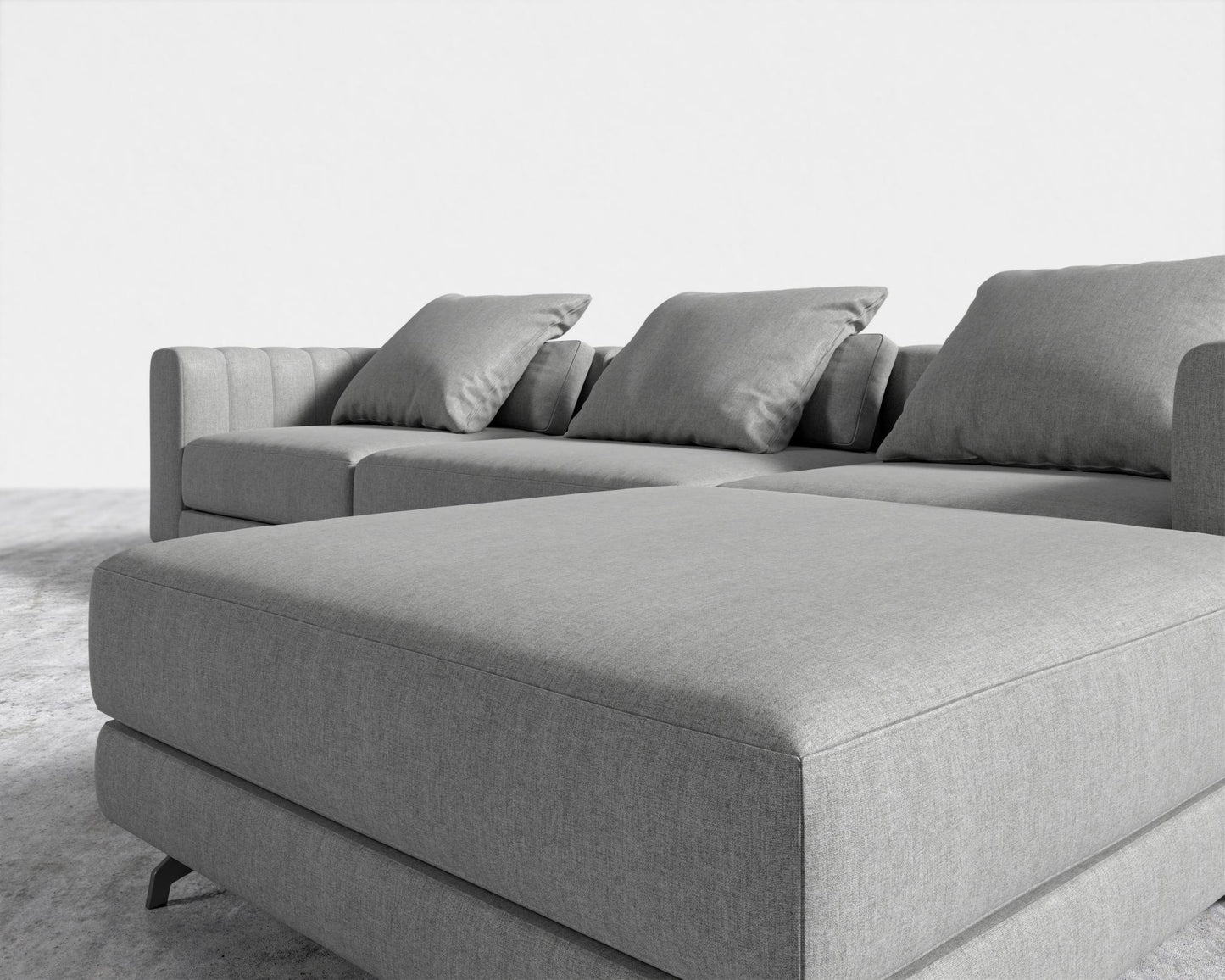 Berlin Sectional Sofa - Modern Felt - Malmo