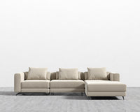 Berlin Sectional Sofa - Signature Plush Velvet - Warm Taupe