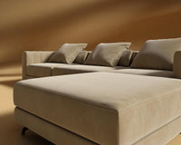 Berlin Sectional Sofa - Signature Plush Velvet - Dune