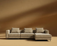Berlin Sectional Sofa - Signature Plush Velvet - Dune