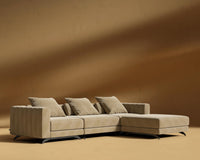 Berlin Sectional Sofa - Signature Plush Velvet - Dune