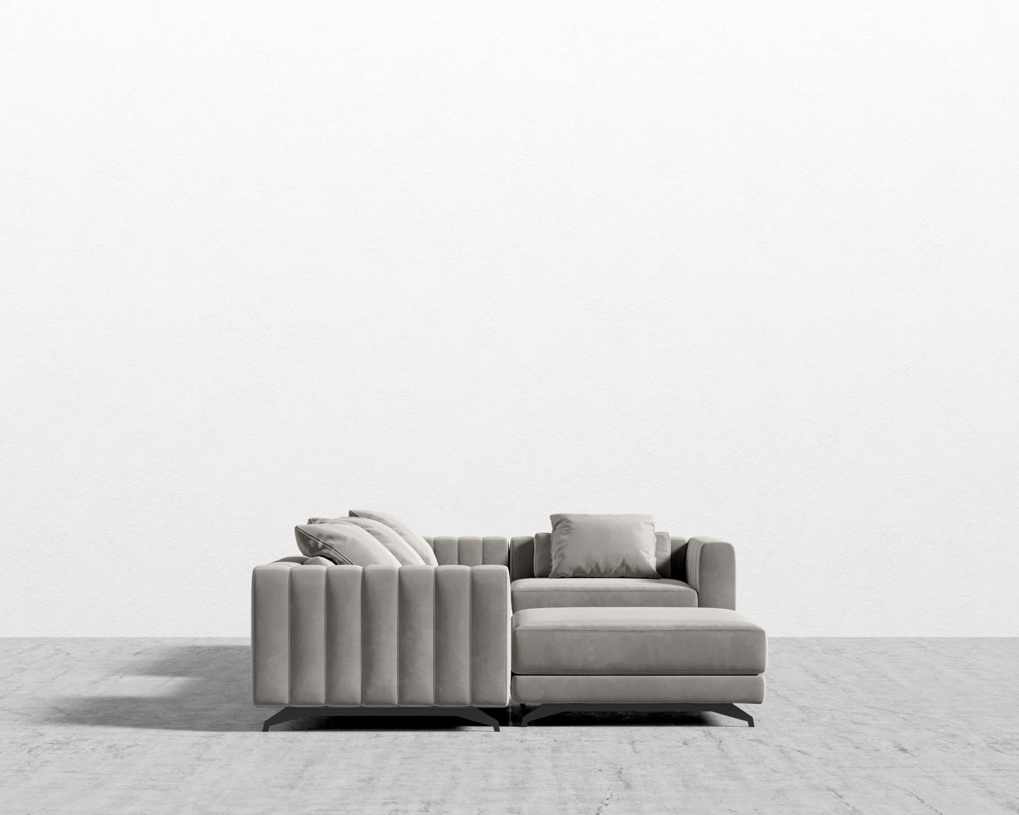 Berlin Modular Sectional - Plush Velvet - Dusk