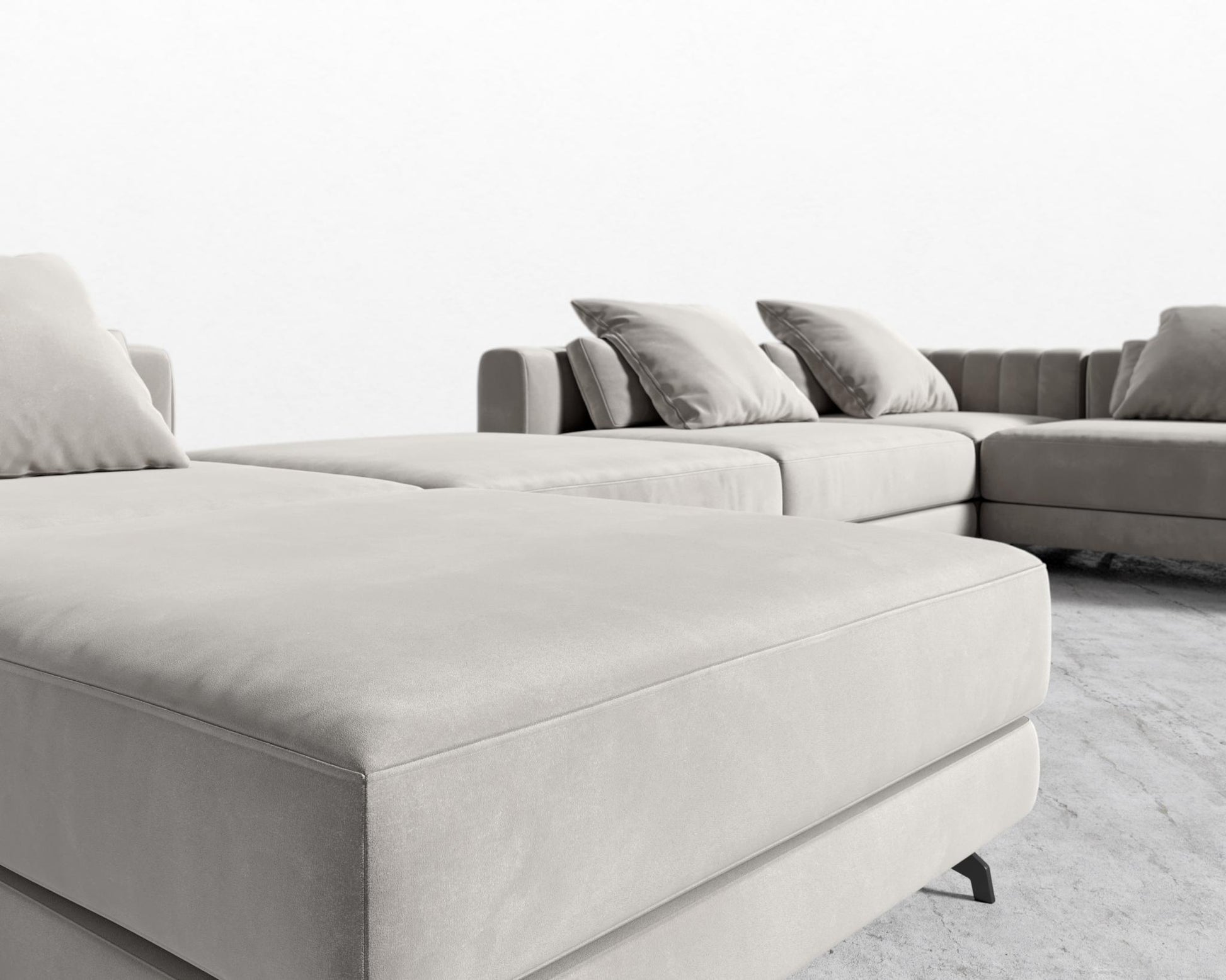 Berlin Modular Sectional - Plush Velvet - Dusk