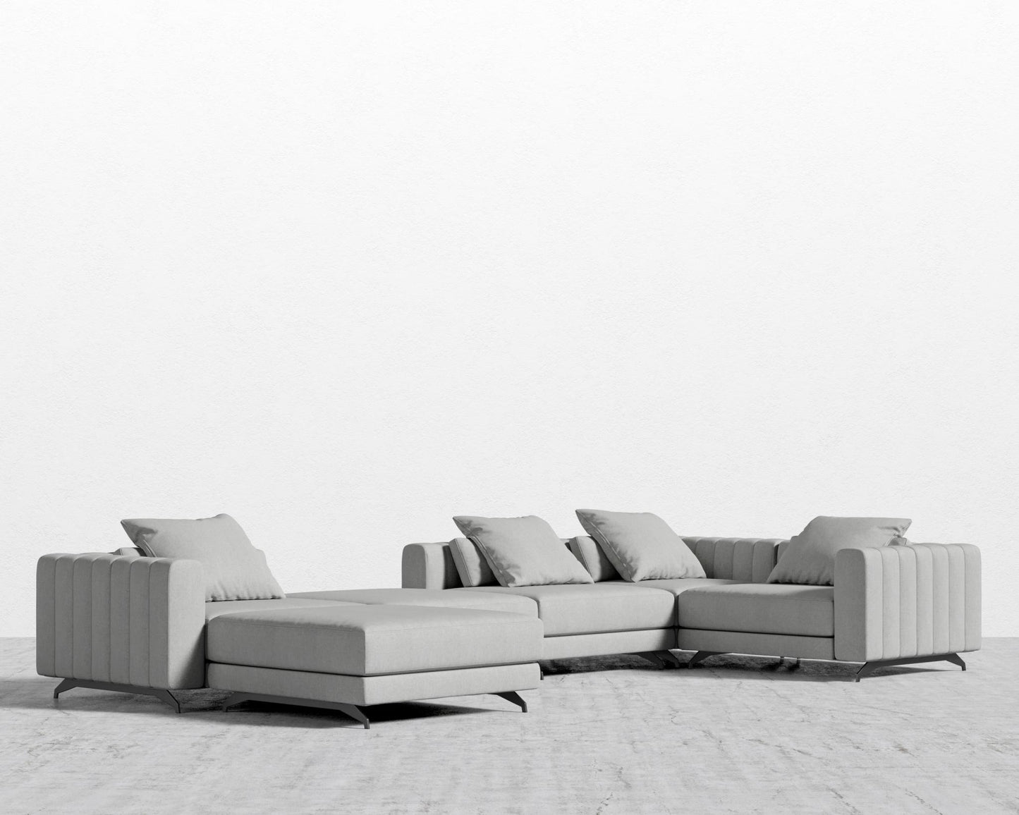 Berlin Modular Sectional - Modern Felt - Malmo