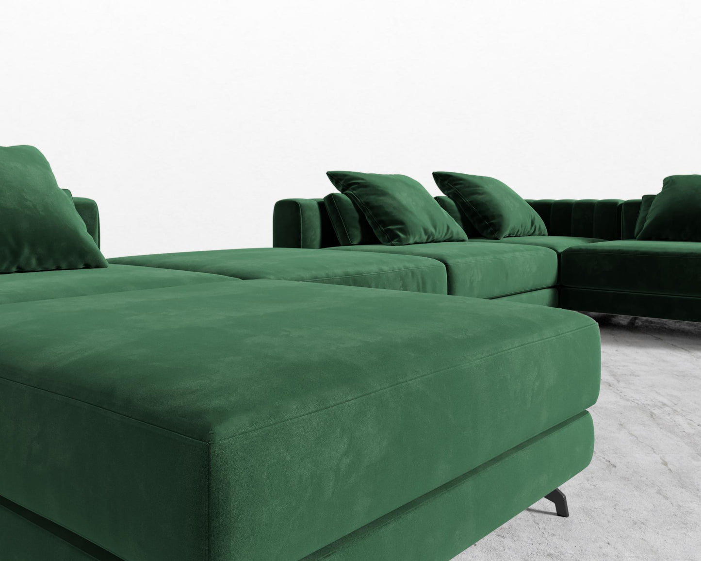 Berlin Modular - Plush Velvet - Moss