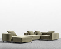 Berlin Modular Sectional - Signature Plush Velvet - Olive Green