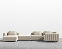 Berlin Modular Sectional - Signature Plush Velvet - Warm Taupe