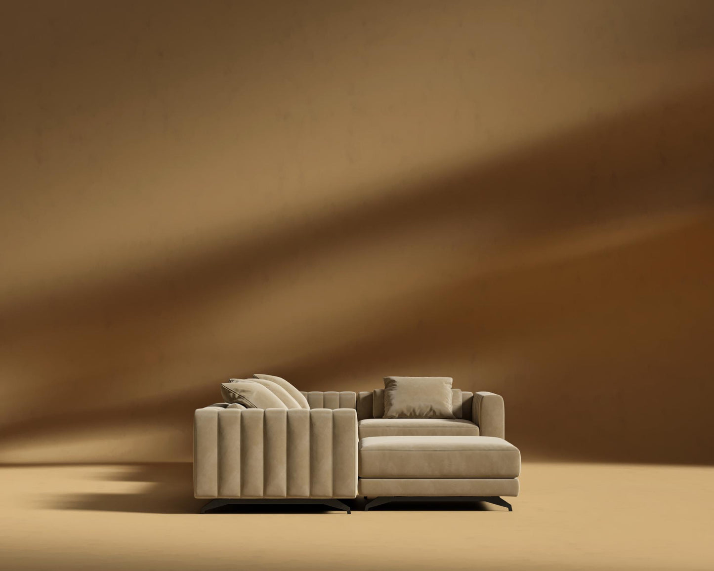 Berlin Modular Sectional - Signature Plush Velvet - Dune