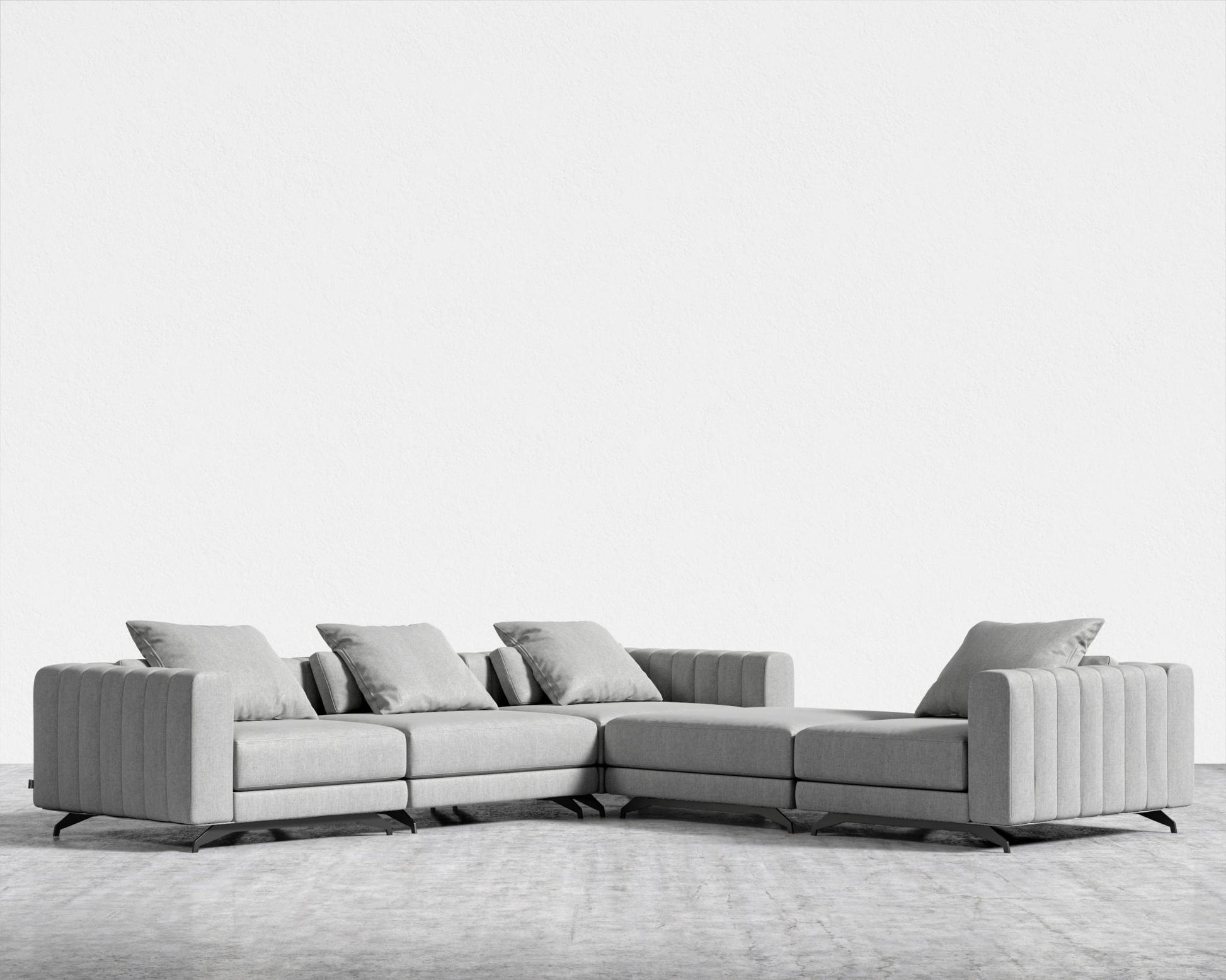 Berlin L-Sectional - Modern Felt - Malmo