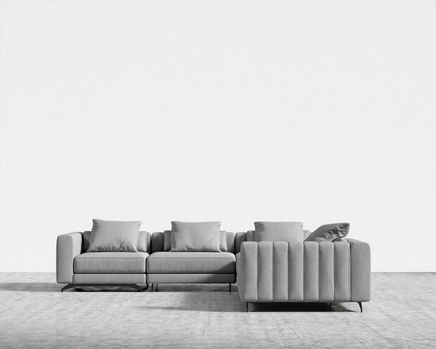 Berlin L-Sectional - Modern Felt - Malmo