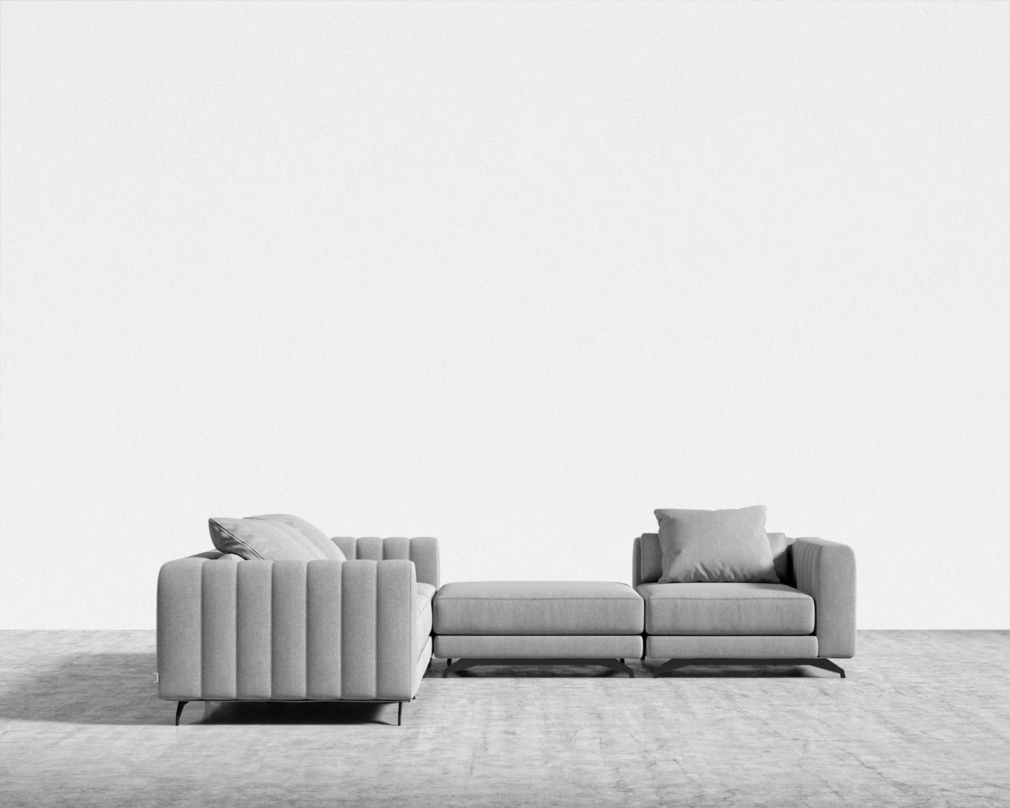 Berlin L-Sectional - Modern Felt - Malmo