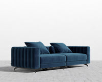 Berlin Sofa - Plush Velvet - Cobalt