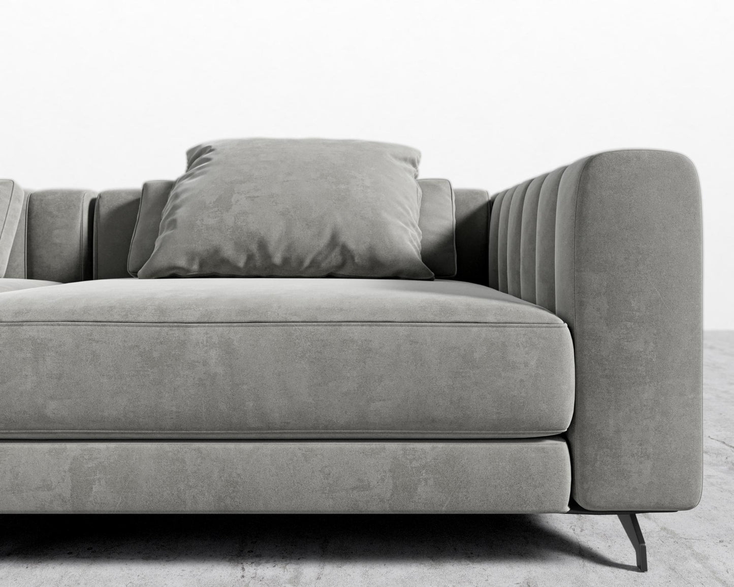 Berlin Sofa - Venice Vegan Suede - Strato