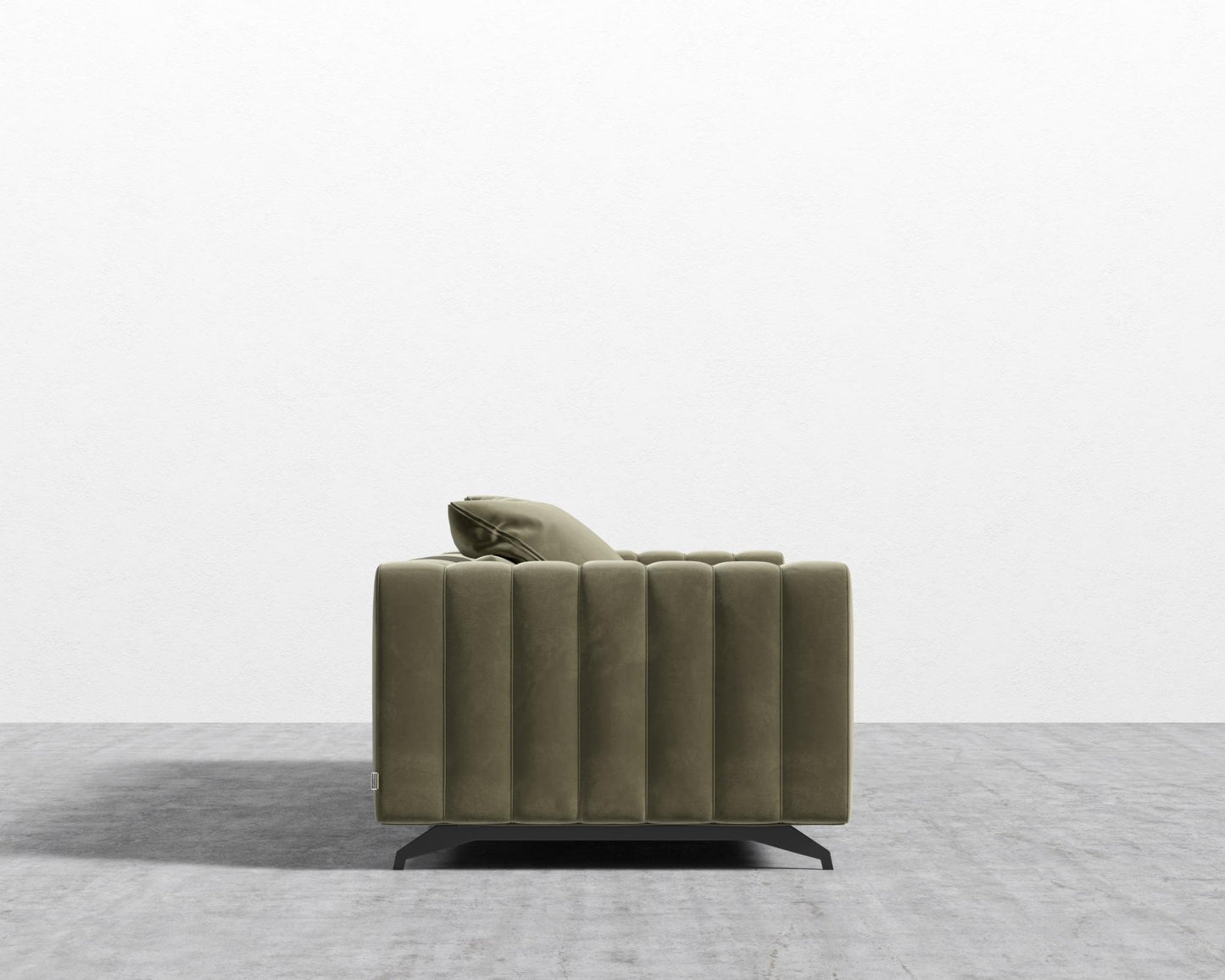 Berlin Sofa - Signature Plush Velvet - Olive Green