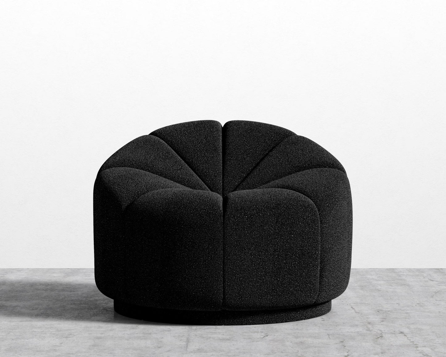 Vonn Lounge Chair - Chatou Boucle - Caviar