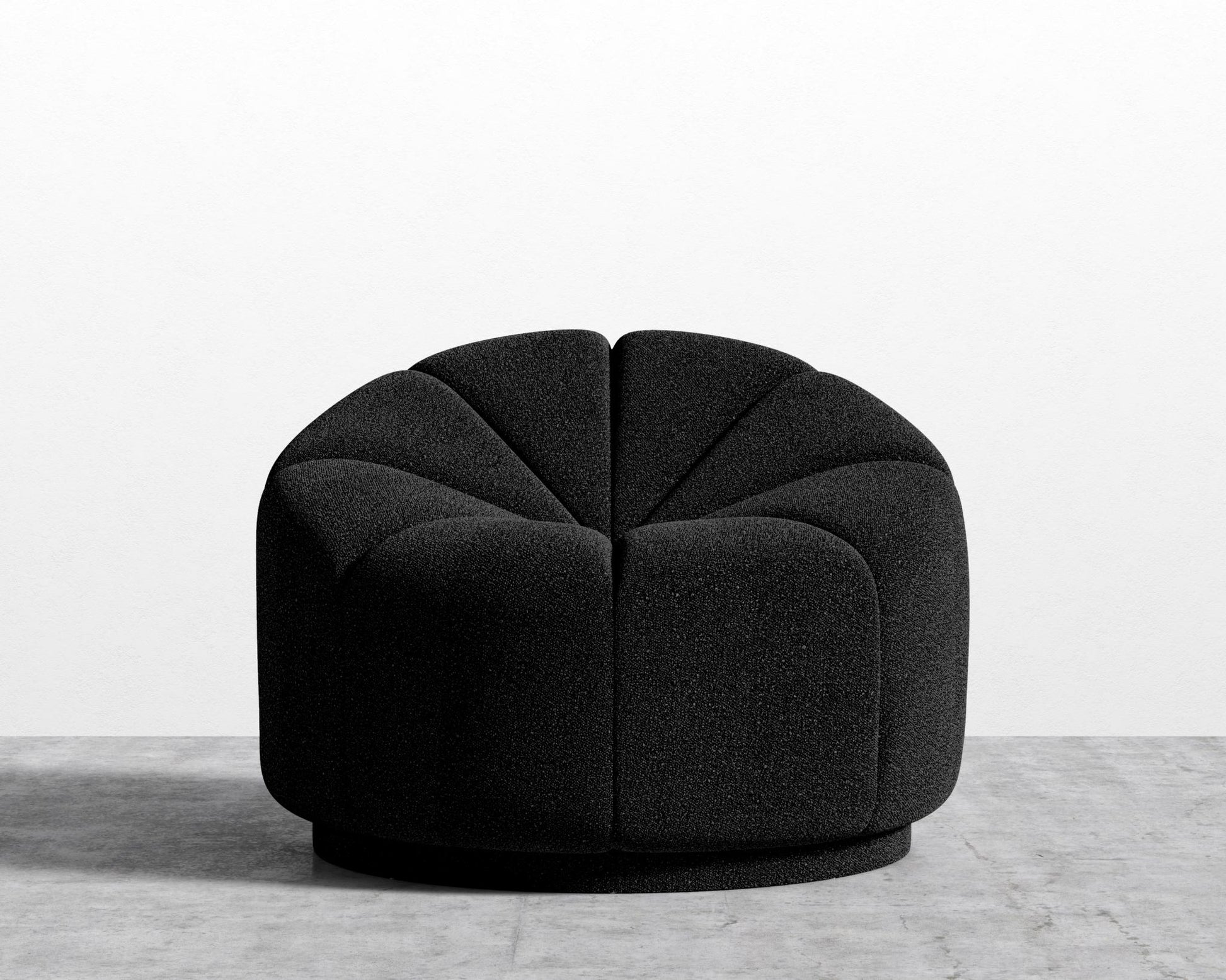 Vonn Lounge Chair - Chatou Boucle - Caviar
