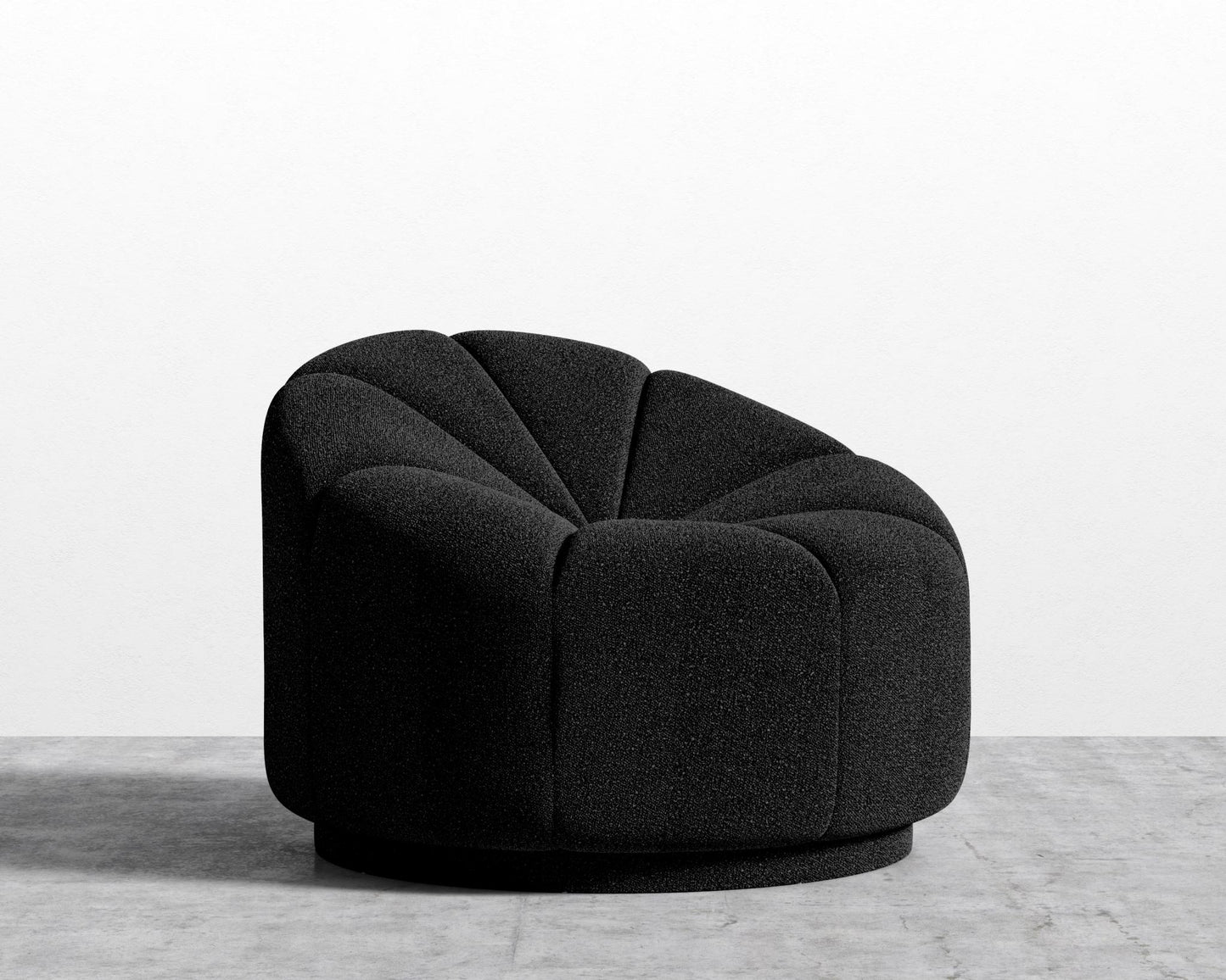 Vonn Lounge Chair - Chatou Boucle - Caviar