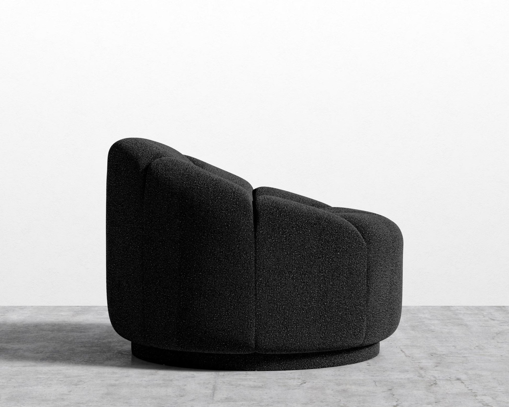 Vonn Lounge Chair - Chatou Boucle - Caviar