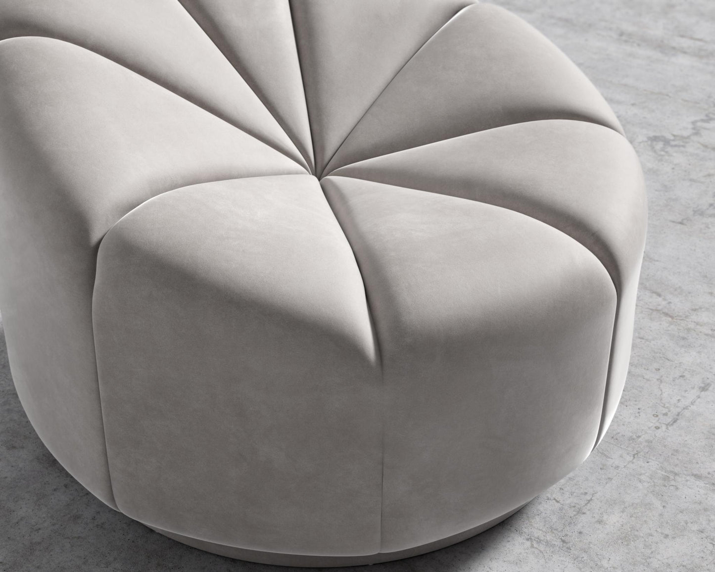 Vonn Lounge Chair - Venice Suede - Chiffon