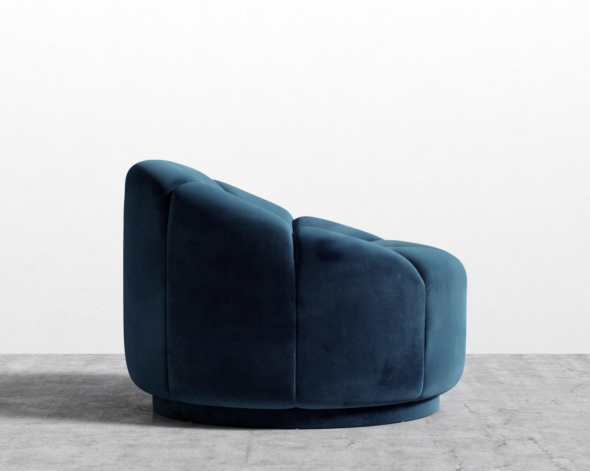 Vonn Lounge Chair - Plush Velvet - Cobalt