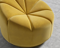 Vonn Lounge Chair - Plush Velvet - Golden Beryl