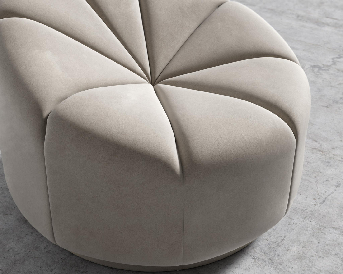 Vonn Lounge Chair - Venice Vegan Suede - Latte