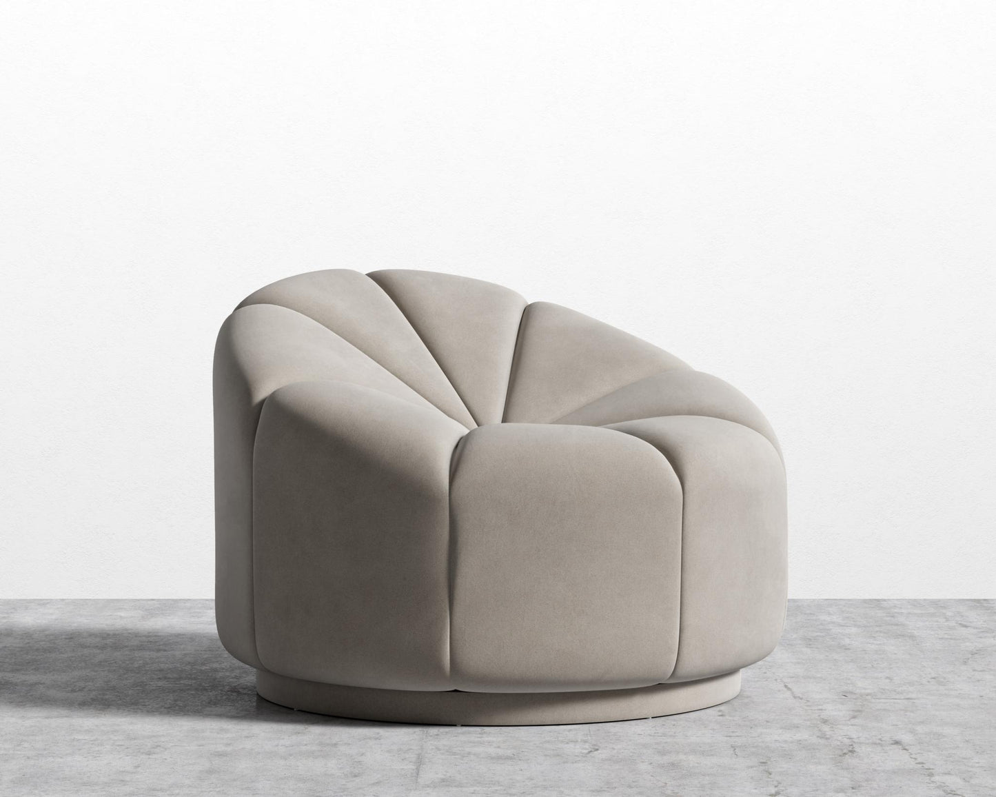 Vonn Lounge Chair - Venice Vegan Suede - Latte