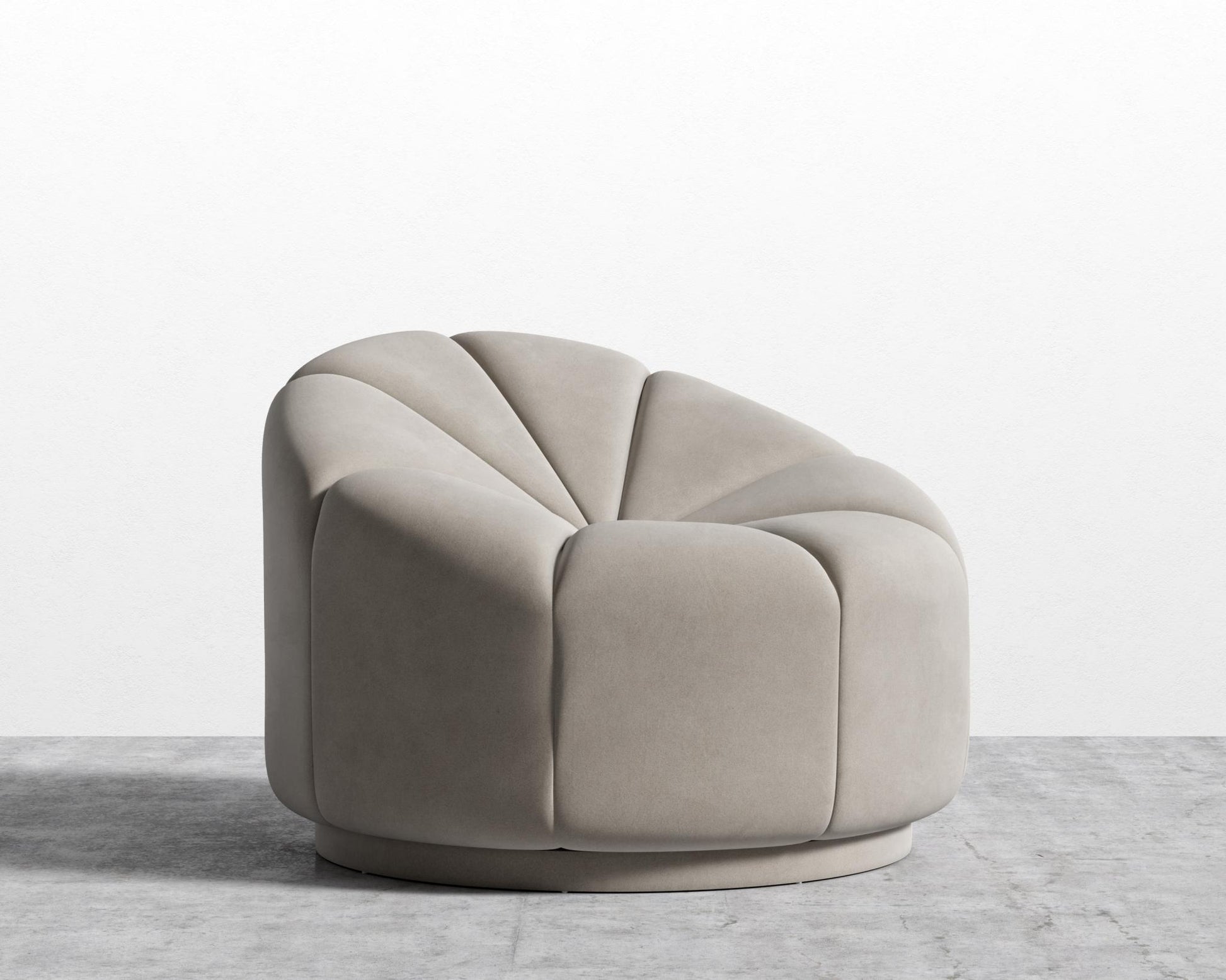 Vonn Lounge Chair - Venice Vegan Suede - Latte