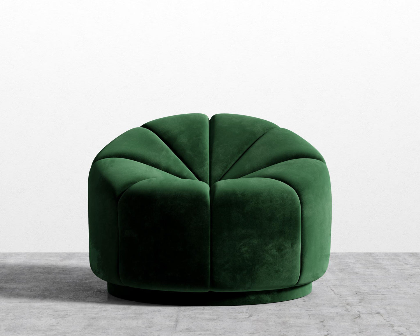 Vonn Lounge Chair - Plush Velvet - Moss