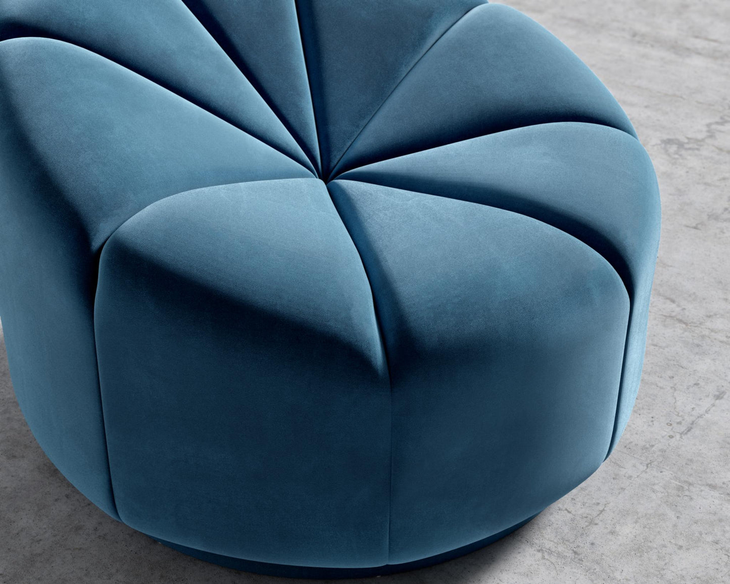 Vonn Lounge Chair - Plush Velvet - Solstice