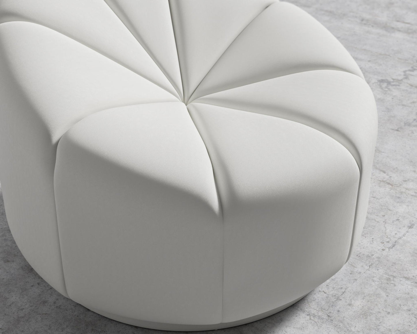 Vonn Lounge Chair - Microfiber - Trento Eggshell
