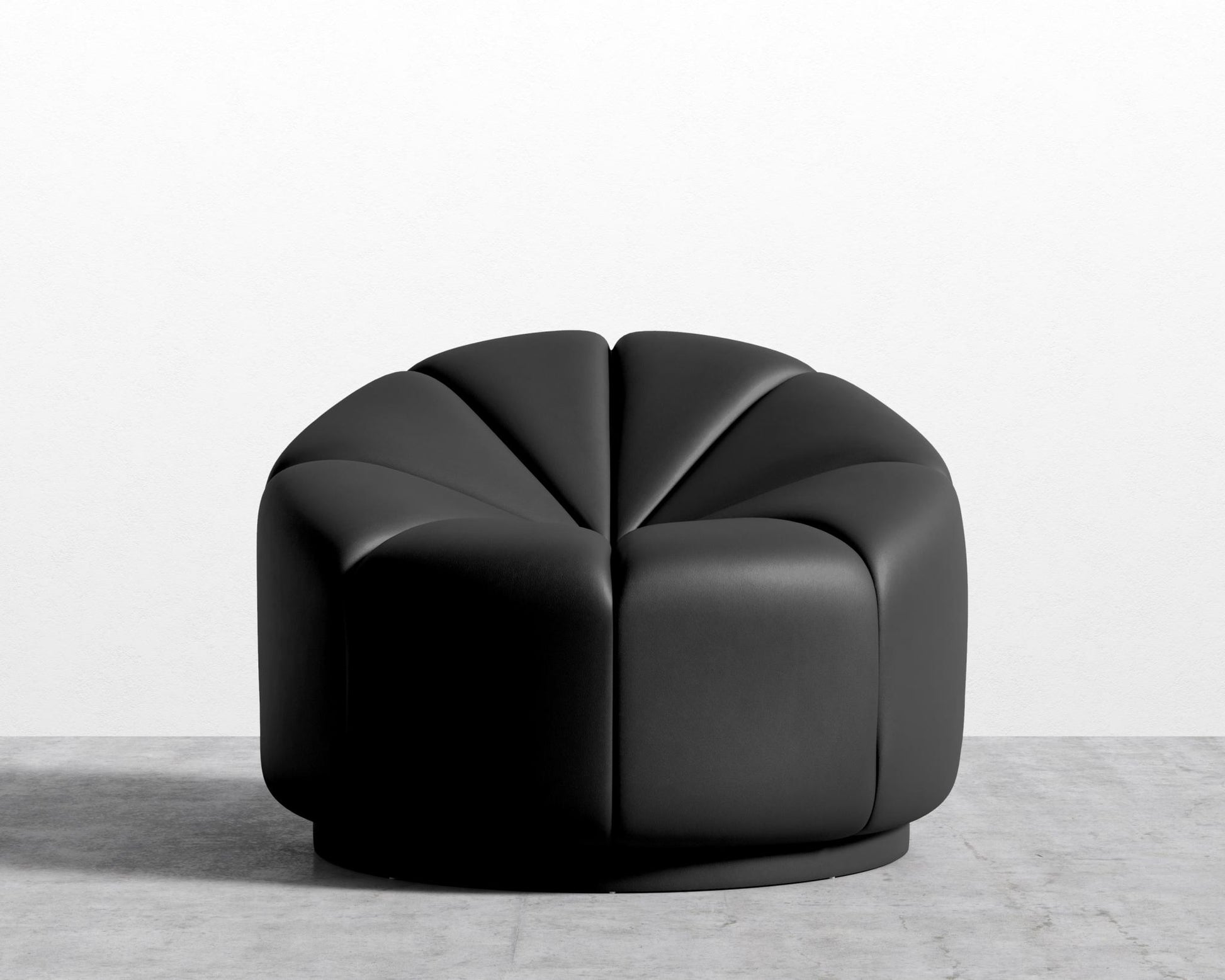 Vonn Lounge Chair - Microfiber - Trento Jetblack
