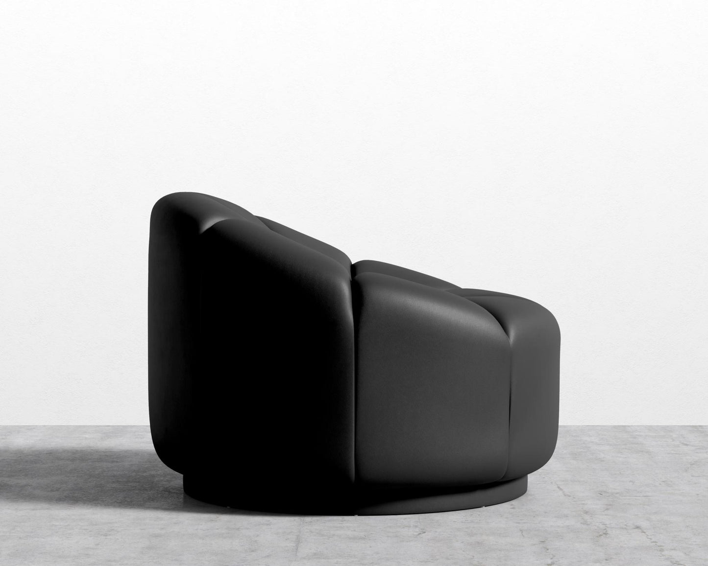 Vonn Lounge Chair - Microfiber - Trento Jetblack