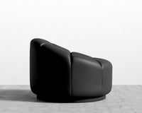 Vonn Lounge Chair - Microfiber - Trento Jetblack
