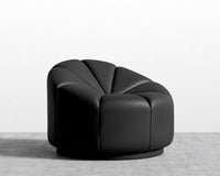Vonn Lounge Chair - Microfiber - Trento Jetblack