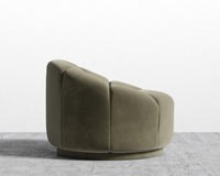 Vonn Lounge Chair - Plush Velvet - Olive Green