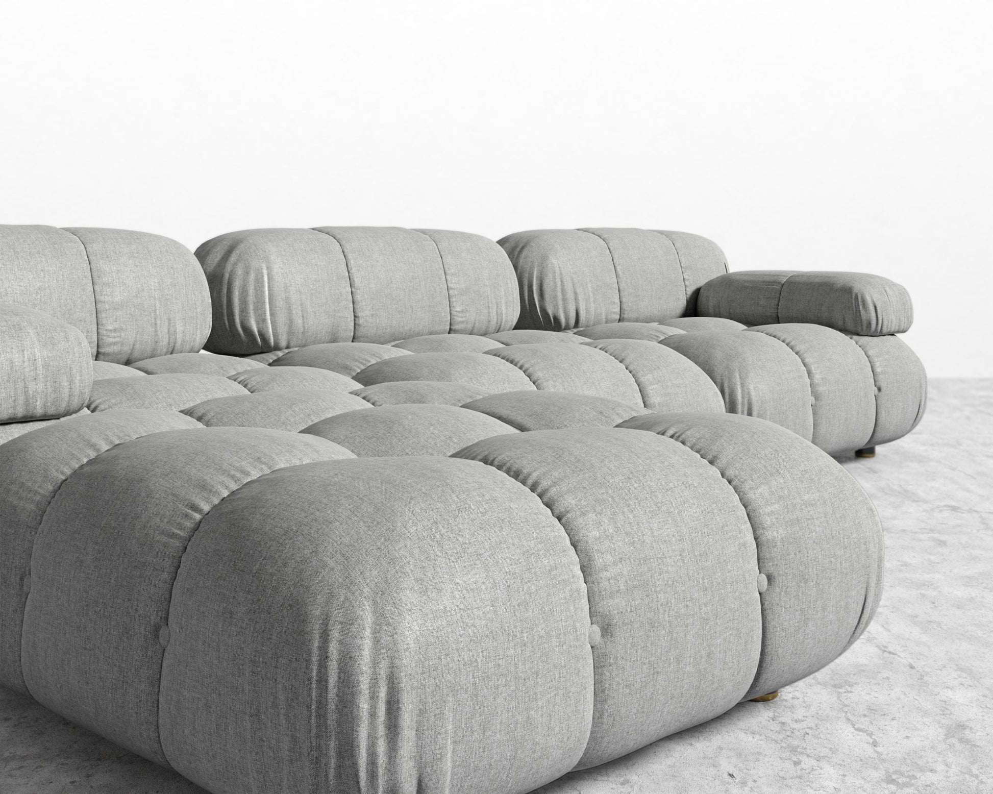 Belia Sectional Sofa - Modern Felt - Malmo