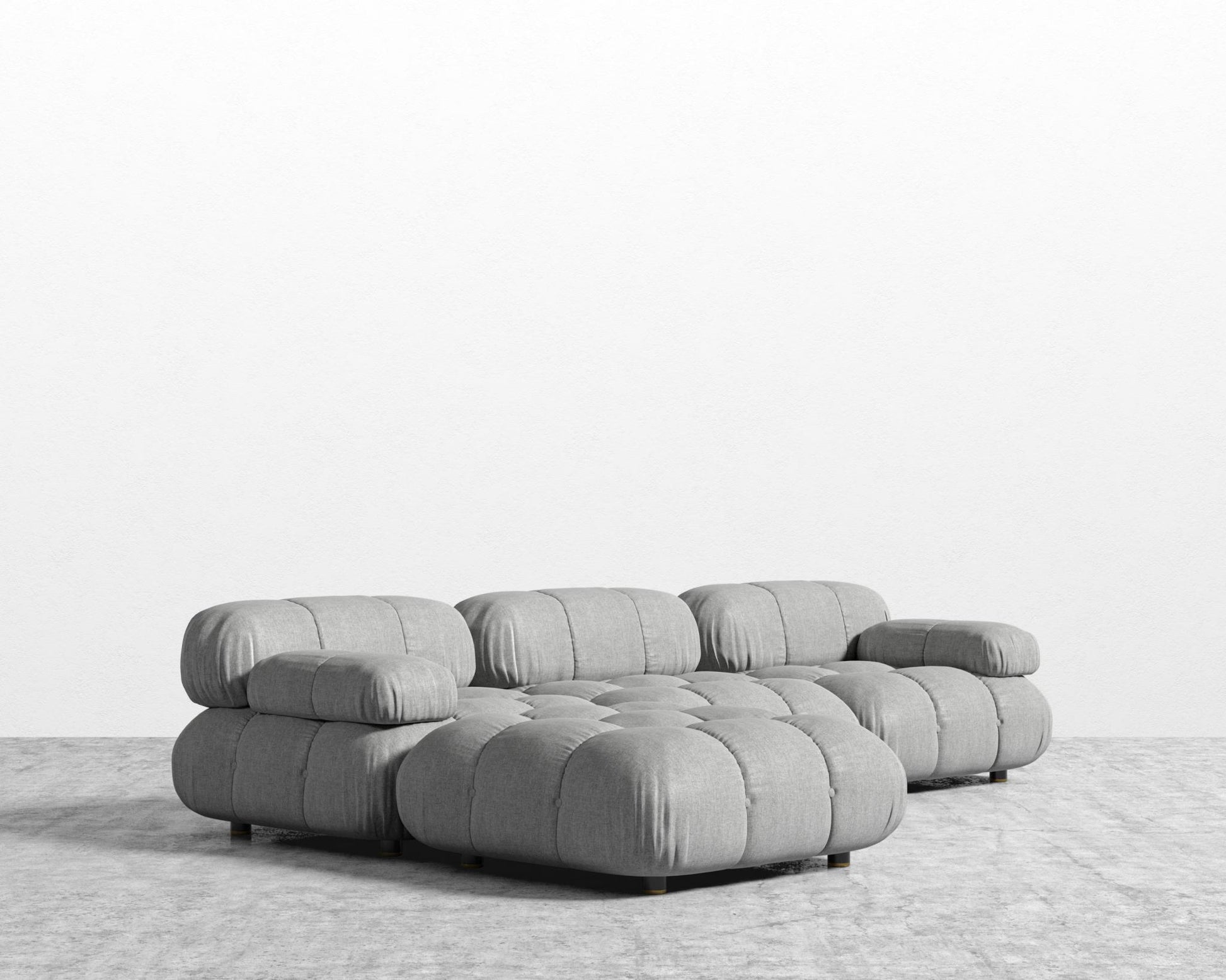 Belia Sectional Sofa - Modern Felt - Malmo