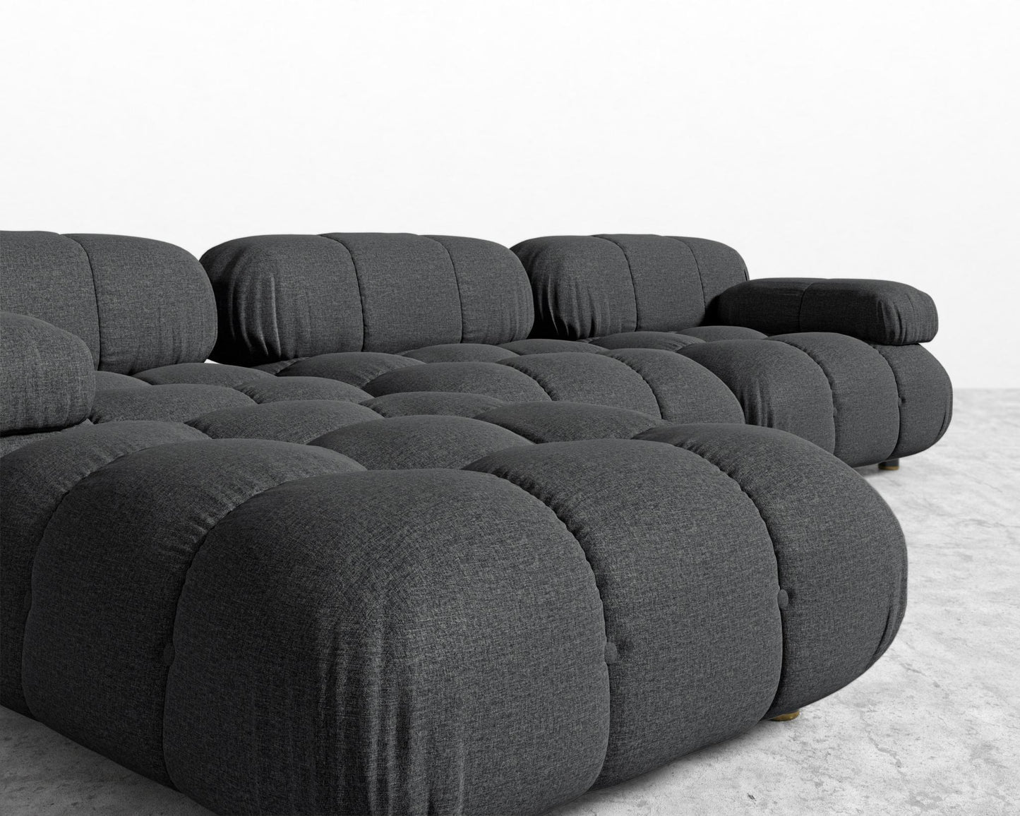 Belia Sectional Sofa - Modern Felt - Stockholm