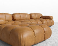 Belia Sectional Sofa - Trento Microfiber Leather - Trento Morocco